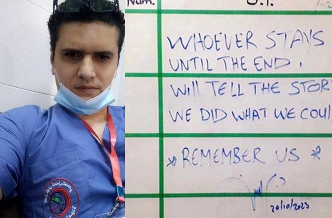 Abonjila saved the lives of Palestinians until his last breath. The world will remember them. Photo: X