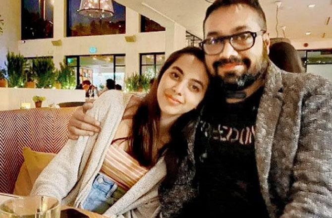 Anurag Kashyap with his daughter Alia Kashyap. Photo: INN