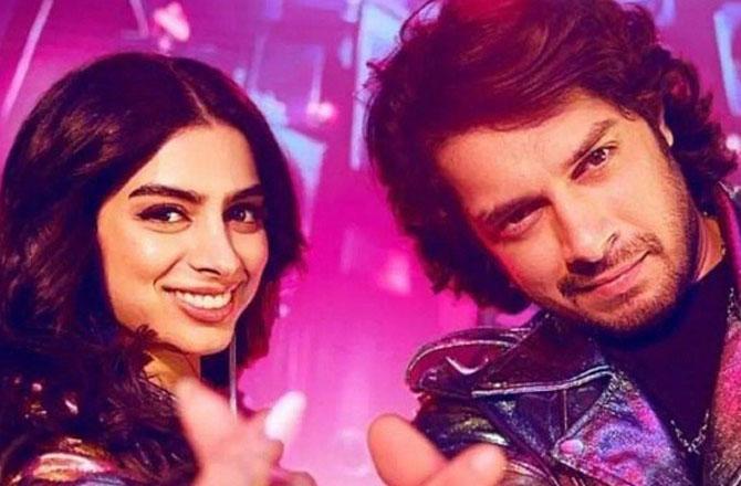 Khushi Kapoor and Junaid Khan can be seen in the song of the film. Photo: INN