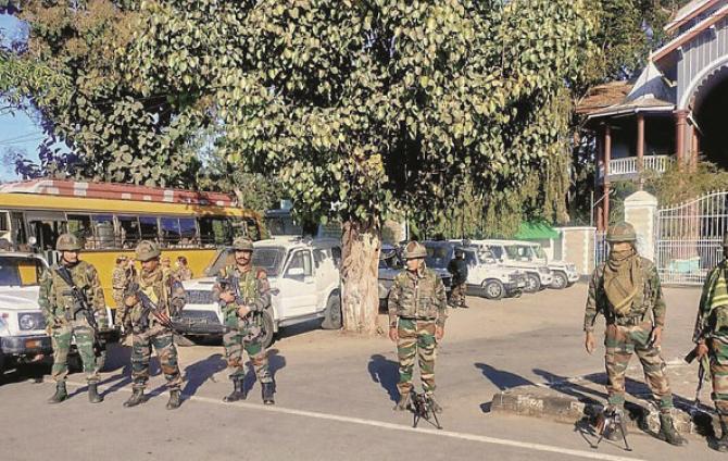 The Kuki Samaj in Manipur has accused the police of using force against women. Photo: INN