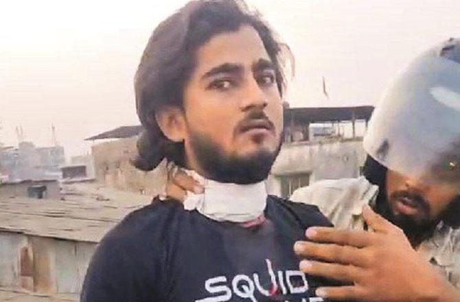 Maqsood Khan was injured due to a fall on Sunday. Photo: INN