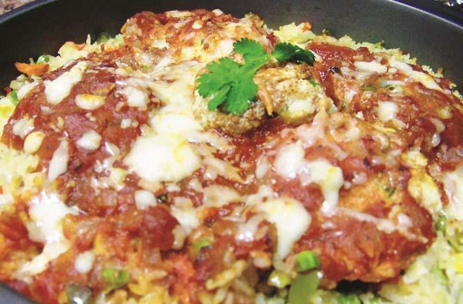 Mexican Rice With Cheese Patties. Photo: INN