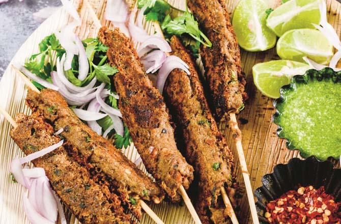 Mutton Seekh Kabab. Photo: INN