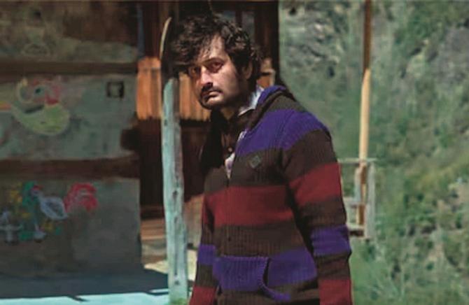 Amit Ryan can be seen jumping in a scene from the movie `The Rabbit House`. Photo: INN