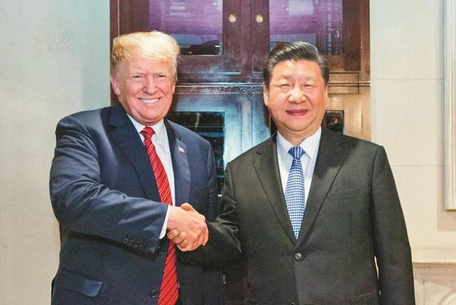 Donald Trump and Xi Jinping. Photo: INN