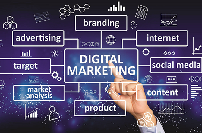 ڈجیٹل مارکیٹنگ(Digital Marketing)ڈجیٹل مارکیٹنگ کا مطلب ہے انٹرنیٹ کے ذریعے مصنوعات یا خدمات کی تشہیر اور فروغ کرنا۔اس میں سوشل میڈیا مینجمنٹ، گوگل ایڈس، ایس ای او اور ای میل مارکیٹنگ جیسے طریقے شامل ہوتے ہیں۔ طلبہ اس ہنر سے آن لائن بزنس، فری لانسنگ یا مارکیٹنگ کے شعبے میں کریئر بنا سکتے ہیں۔
