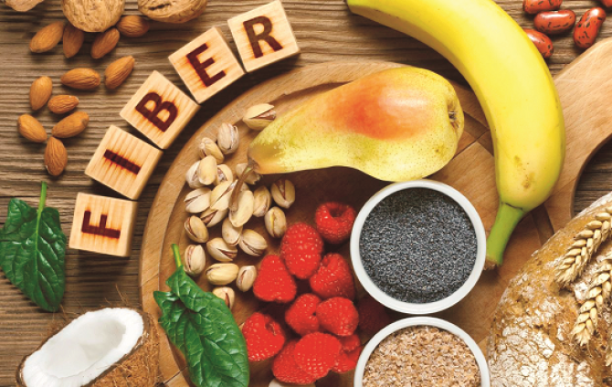 Eat fiber-rich foods for good stomach health. Photo: INN