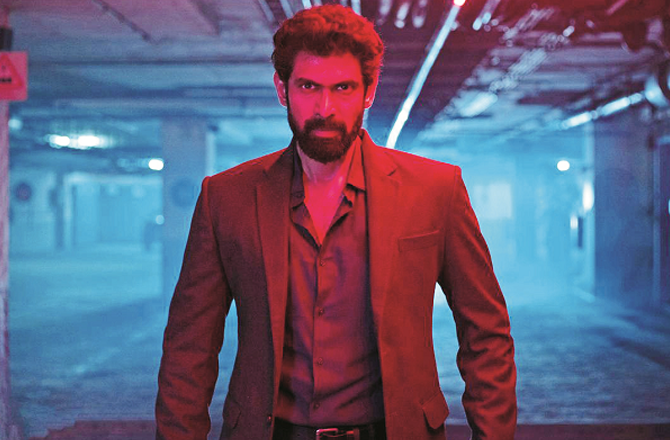 Rana Daggubati can be seen in a scene from the web series `Rana Naidu 2`. Photo: INN.