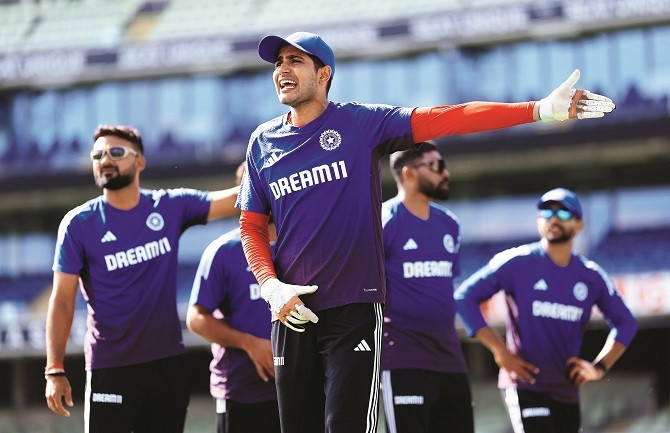 Indian cricket team captain Shubman Gill will be responsible for restoring the confidence of the players. Photo: INN