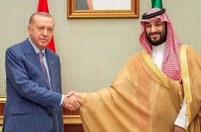 Saudi Crown Prince Mohammed bin Salman and Turkish President Erdogan have strongly condemned Israel. Photo: INN.