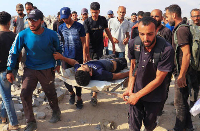 Israeli aggression continues in Gaza. Photo: INN.