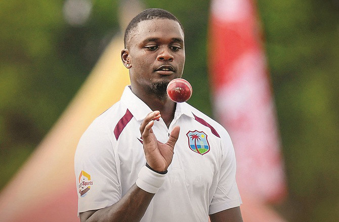 West Indies` Jayden Seales took 5 wickets with a brilliant bowling performance. Photo: INN
