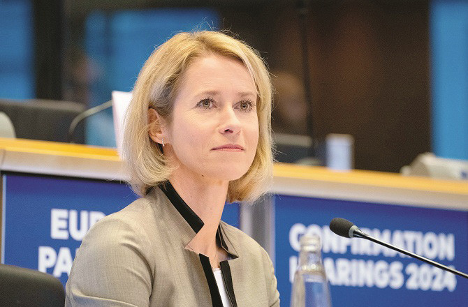 European Union Foreign Affairs Chief Kaia Kalas. Photo: INN