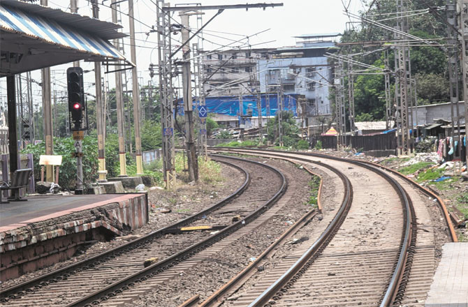 Dangerous bend near Mumbra station where the accident occurred