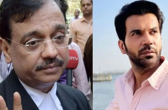 Rajkummar Rao and Ujjwal Nikam. Photo: INN.