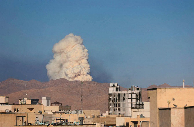 Citizens in Iran are safe after the attack. Photo: INN