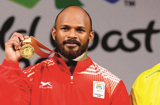 Weightlifter Satish Shivalingam. Photo: INN