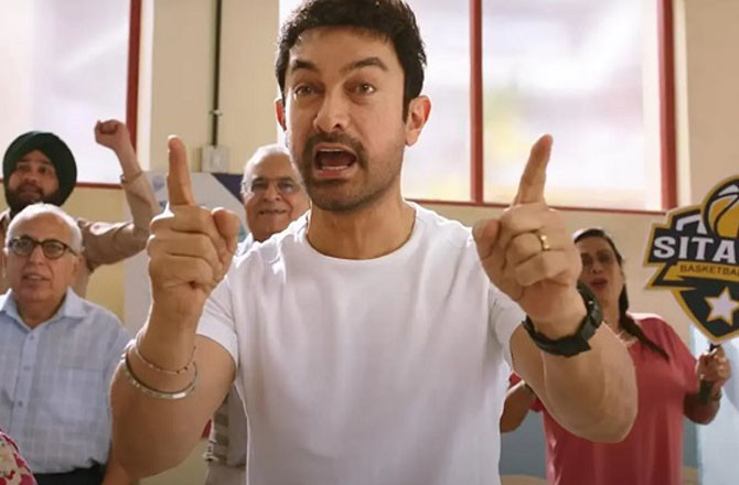 Aamir Khan in a scene from "Sitaare zameen par". Photo: INN