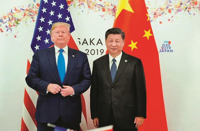 US President Trump and Chinese President Xi Jinping. Photo: INN