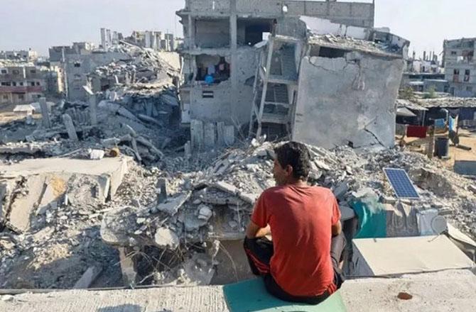 Gaza City destroyed by Israeli aggression. Photo: INN