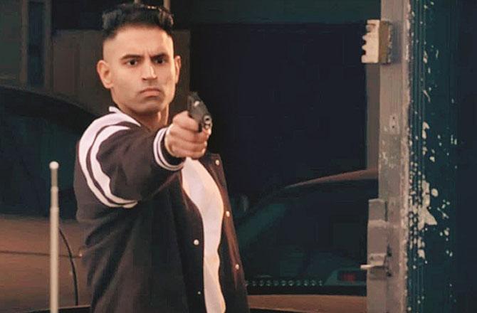 Parmesh Verma can be seen in a scene from the web series `Kanneda`. Photo: INN.