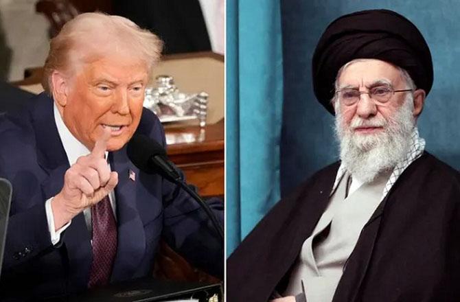 Donald Trump and Khamenei. Photo: INN.