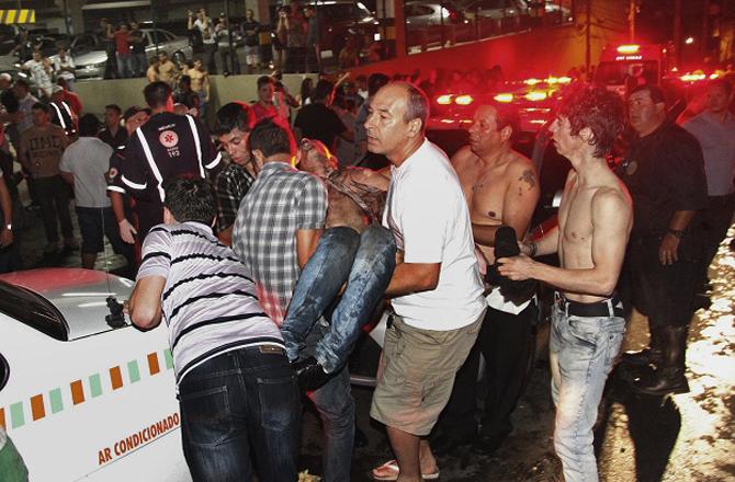 The injured were immediately shifted to the hospital. Photo: INN.