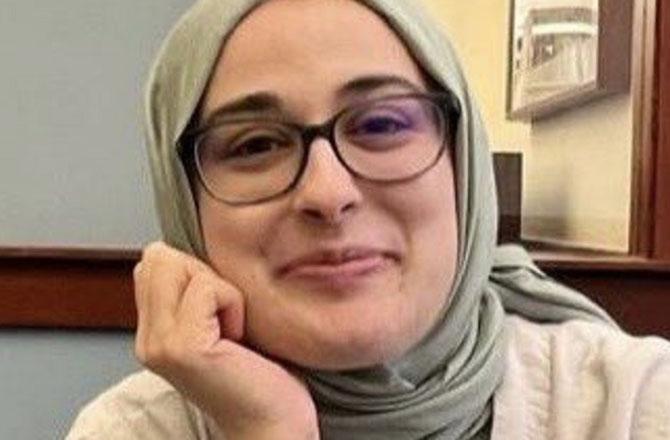 PhD student Rumeysa Ozturk arrested in the US. Photo: X
