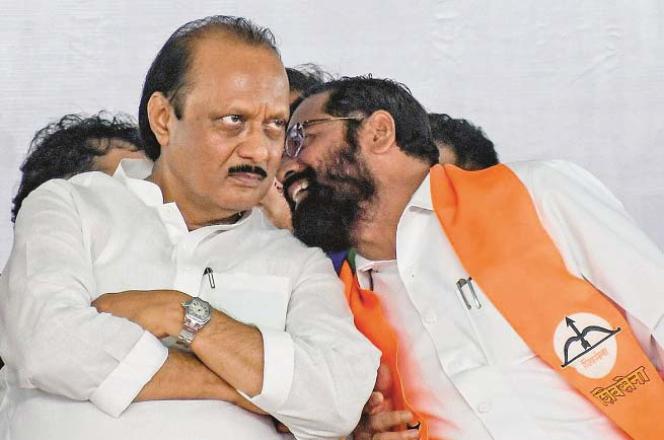 Eknath Shinde and Ajit Pawar: Wasn`t this scheme right? Photo: INN