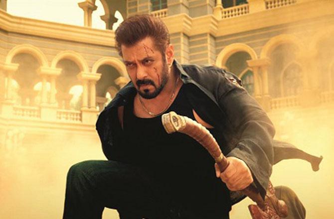 Salman Khan in a scene from the film `Sikander`. Photo: INN