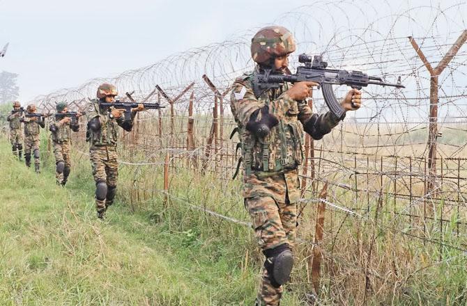The forces deployed along the LoC are fully alert and vigilant these days, keeping an eye on any suspicious activity.