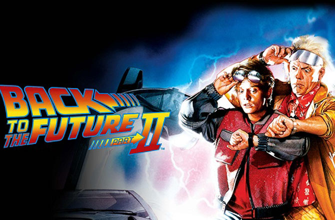 بیک ٹو دی فیوچر پارٹ ۲(Back to the Future Part 2)ریلیز کی تاریخ: ۱۹۸۹ء:&nbsp;اس فلم میں اڑنے والی گاڑیوں، پہنے جانے والے گیجٹز، ٹیک گلاس اوربورٹز کی پیش گوئی کی گئی تھی۔&nbsp;