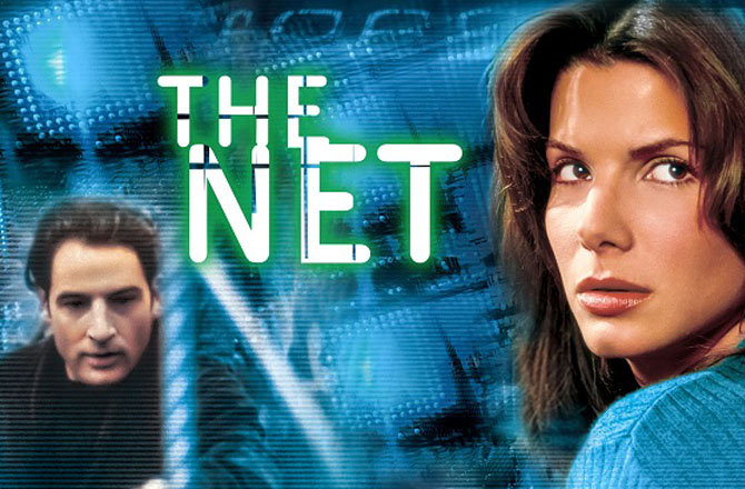 دی نیٹ (The Net)ریلیز کی تاریخ: ۱۹۹۵ء:&nbsp;جب یہ فلم بنائی گئی تب انسان کسی کی آن لائن شناخت چرانے اور استعمال کرنے کے بارے میں سوچ بھی نہیں سکتا تھا لیکن دور حاضر میں یہ ایک حقیقت ہے اور مشہور سائبر کرئم ہے اور ایسا کرنے والا سزا کا مستحق ہوتا ہے۔&nbsp;