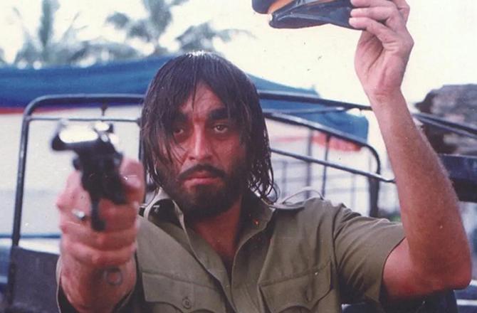 Sanjay Dutt can be seen in a scene from the film. Photo: INN