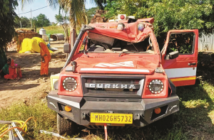 اجیت پوار کے قافلے کی گاڑی سے حادثے کا شکار ہونے والی خاتون فوت
