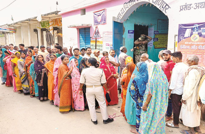 The long queues of voters at polling booths in the first phase had surprised all parties and analysts. (PTI)