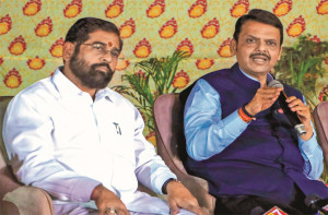 انتخابی مہم میں شندے اور فرنویس میں لفظی جنگ