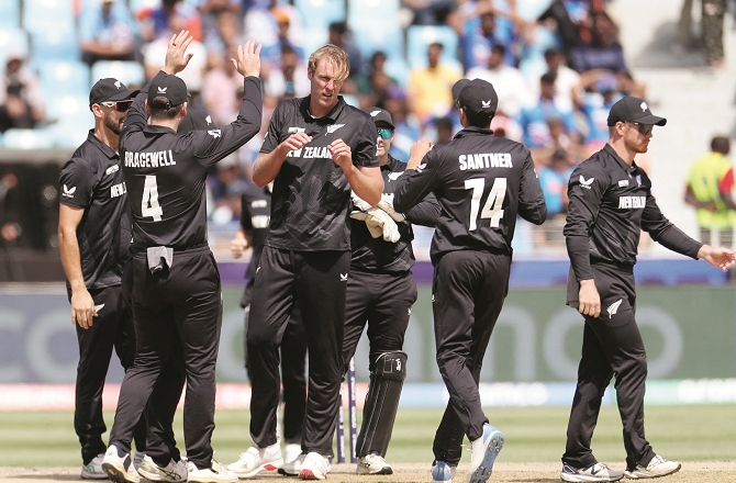 New Zealand put in a brilliant performance to secure victory against West Indies. Photo: INN