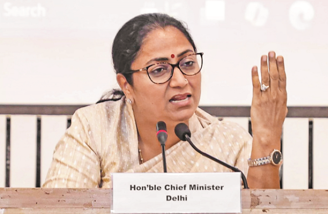 Delhi Chief Minister Rekha Gupta. Photo: INN