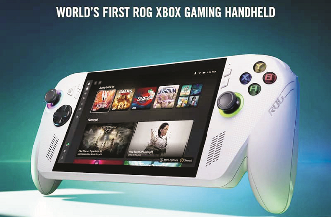 Asus` new gaming console can be seen. Photo: INN