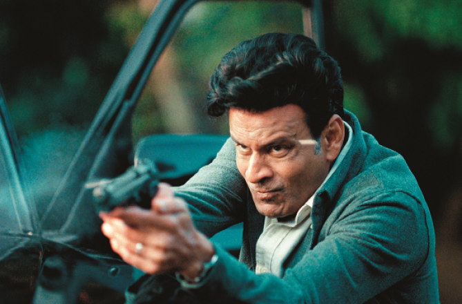 Manoj Bajpayee can be seen in action in a scene from the web series `The Family Man 3`. Photo: INN
