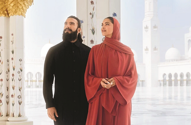 Deepika Padukone and Ranveer Singh. Photo: INN