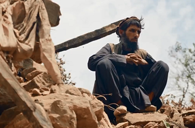 A frustrated Afghan citizen. Photo: X