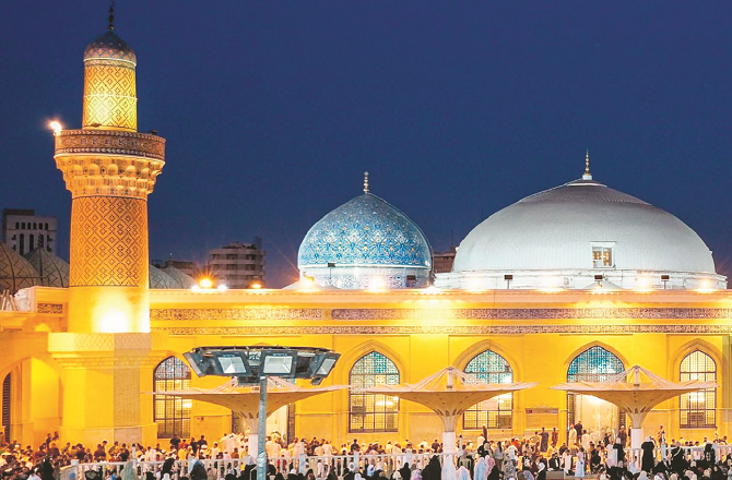 The final resting place of Hazrat Sheikh Abdul Qadir Jilani is in Baghdad. Photo: INN