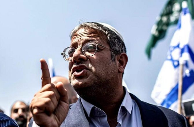Israeli extremist leader Ben-Givir. Photo: X