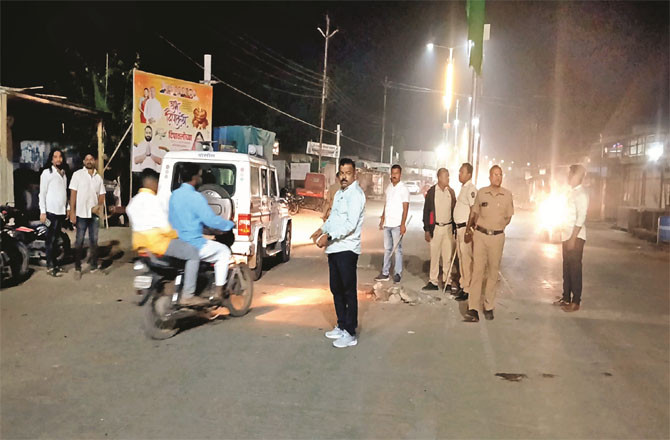 The police immediately brought the situation under control