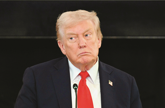 President Trump is disappointed after not receiving the award. Photo: INN