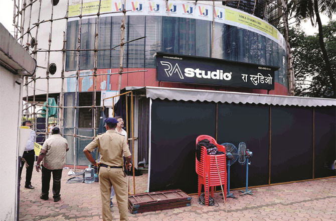 The RA Studio in Powai where Rohit Arya took 19 people, including 17 children, hostage. The RA Studio in Powai where Rohit Arya took 19 people, including 17 children, hostage.