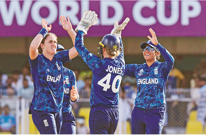 England players put up a brilliant performance against South Africa. Photo: PTI