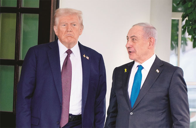 Trump announced a 20-point plan for Gaza after meeting with Netanyahu at the White House on Monday.